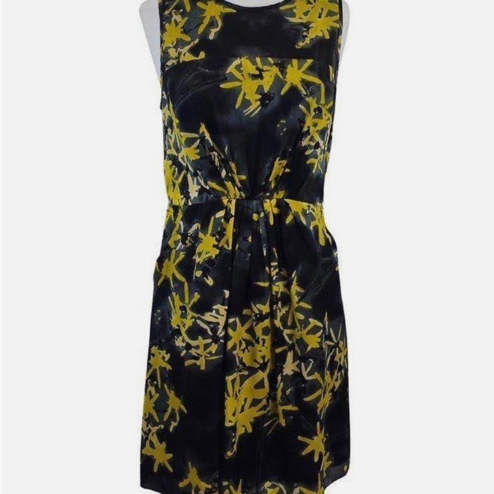 Milly silk cocktail dress with pockets!